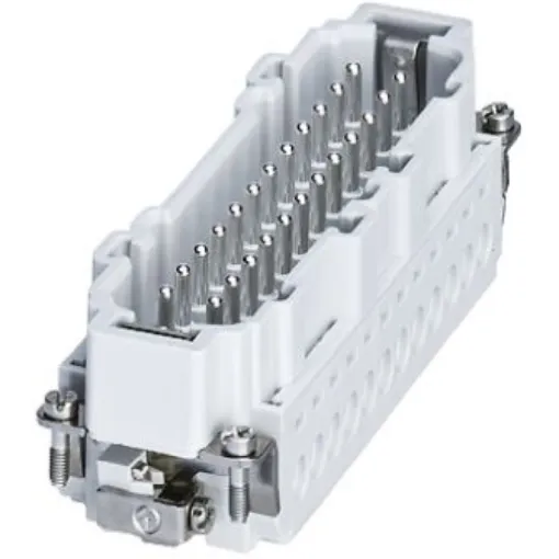 Phoenix Contact Heavy Duty Power Connector Insert, 16A, Male, HEAVYCON B24 Series, 24 Contacts - 1648296 product image