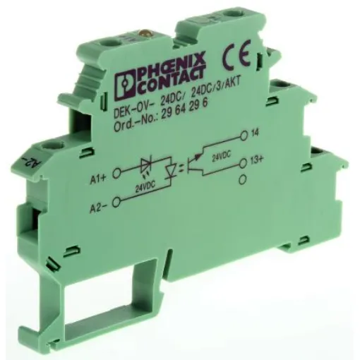 Phoenix Contact DEK-OV- 24DC/24DC/3/AKT Series Solid State Interface Relay, 3 A Load - 2964296 product image