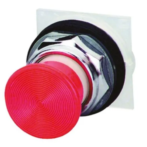 Schneider Electric Harmony 9001K Series Red Momentary Push Button Head, 30mm Cutout, IP66 - 9001KR24R product image