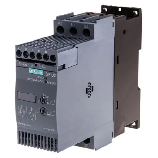 Siemens SIRIUS 3RW Soft Starter, , 11 kW, 400 V ac, 3 Phase, IP20 - 3RW3026-1BB14 product image