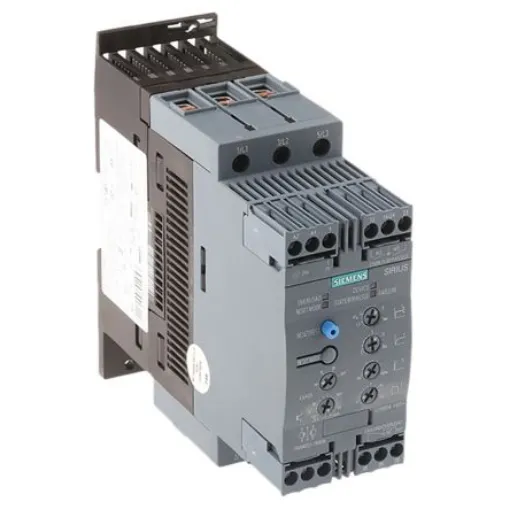 Siemens SIRIUS 3RW Soft Starter, , 30 kW, 480 V ac, 3 Phase, IP20 - 3RW4037-1BB04 product image