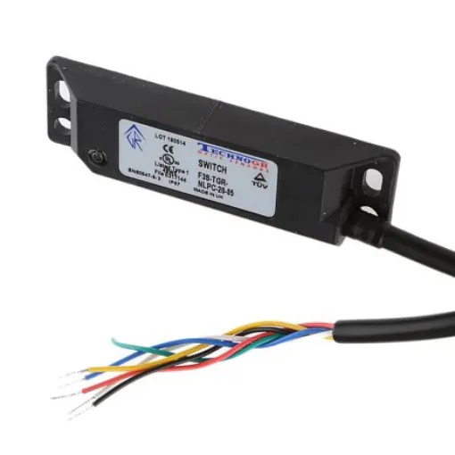 Omron F3S-TGR-N_C Series Magnetic Non-Contact Safety Switch, 24V dc, Plastic Housing, 2NC, 5m Cable - F3S-TGR-NLPC-20-05 product image
