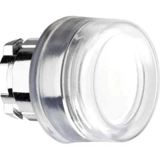 Schneider Electric Harmony XB4 Series White Illuminated Spring Return Push Button Head, 22mm Cutout, IP66, IP67 - ZB4BW513 product image