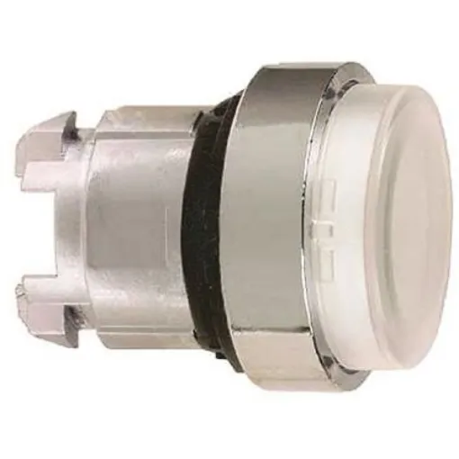 Schneider Electric Harmony XB4 Series White Maintained Push Button Head, 22mm Cutout, IP67, IP69K - ZB4BH13 product image