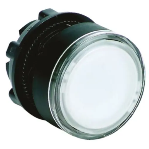 Schneider Electric Harmony XB5 Series White Maintained Push Button Head, 22mm Cutout, IP66, IP67, IP69K - ZB5AH013 product image