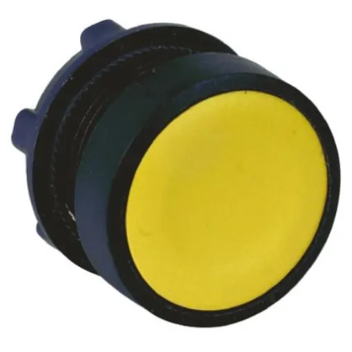 Schneider Electric Harmony XB5 Series Yellow Maintained Push Button Head, 22mm Cutout, IP66, IP67, IP69K - ZB5AH05 product image