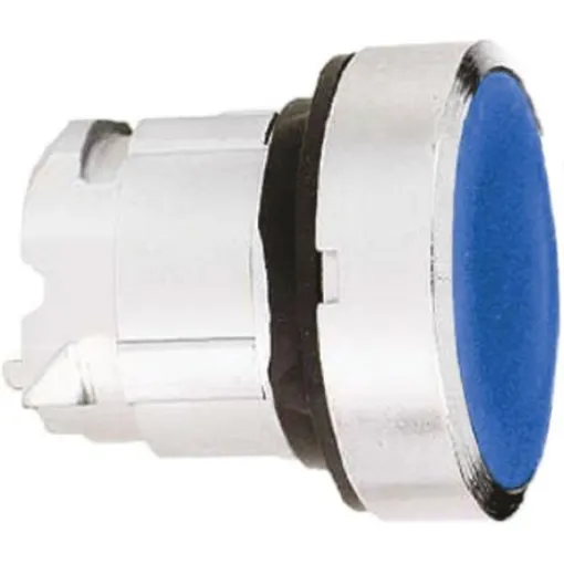 Schneider Electric Harmony XB5 Series Blue Illuminated Spring Return Push Button Head, 22mm Cutout, IP66, IP67 - ZB5AW563 product image