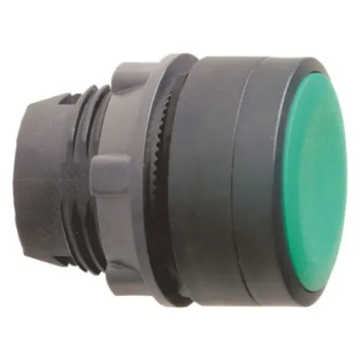 Schneider Electric Harmony XB5 Series Green Spring Return Push Button Head, 22mm Cutout, IP66, IP67, IP69K - ZB5AA34 product image
