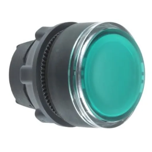 Schneider Electric Harmony XB5 Series Green Spring Return Push Button Head, 22mm Cutout, IP66, IP67, IP69K - ZB5AA38 product image