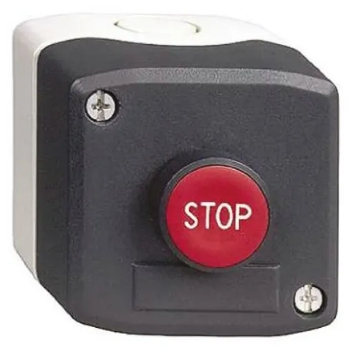 Schneider Electric Spring Return Push Button Control Station - SPST, Polycarbonate, IP66, IP67, IP69K - XALD114 product image