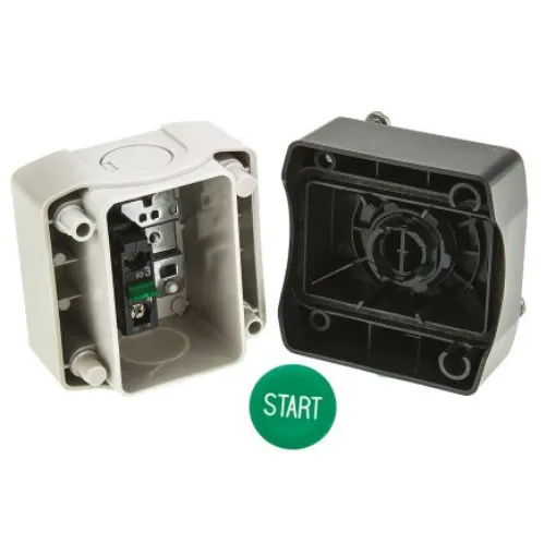 Schneider Electric Spring Return Push Button Control Station - SPST, Polycarbonate, IP66, IP67, IP69K - XALD103 product image
