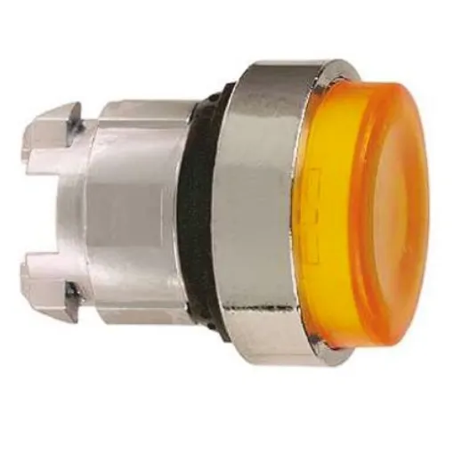 Schneider Electric Harmony XB4 Series Orange Illuminated Maintained Push Button Head, 22mm Cutout, IP67, IP69K - ZB4BH53 product image