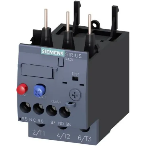 Siemens SIRIUS 3RU2 Thermal Overload Relay 1NO + 1NC, 3 A Contact Rating, 15 kW, 3P, SIRIUS - 3RU2126-4NB0 product image