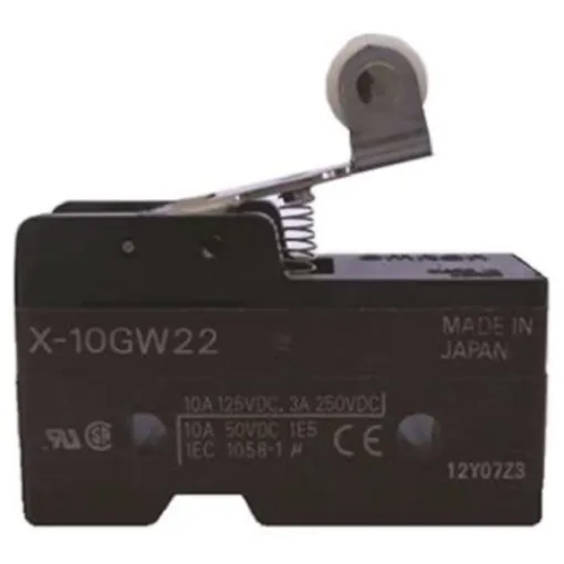 Omron Plunger Limit Switch, NO/NC, IP00, SPDT, Thermosetting Resin Housing, 10A Max - X-10GQ product image