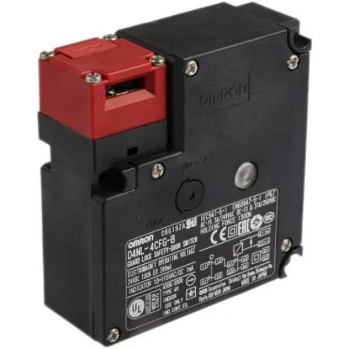 Omron D4NL Series Solenoid Interlock Switch, Power to Lock, 24V dc - D4NL-4EFG-B product image