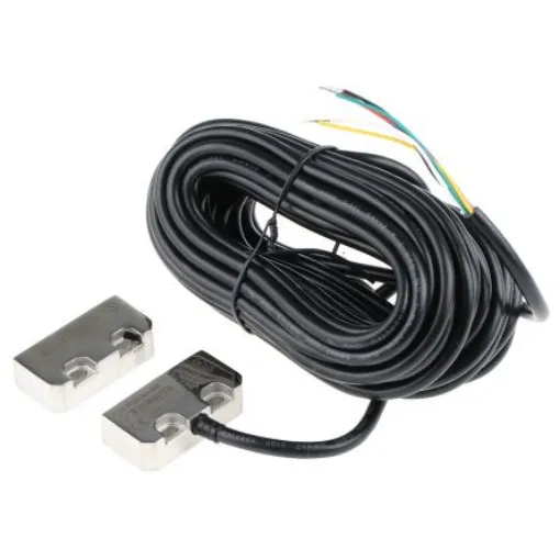 Omron F3S-TGR-N_R Series Magnetic Non-Contact Safety Switch, 24V dc, Stainless Steel Housing, NO/2NC, 10m Cable - F3S-TGR-NSMR-21-10 product image