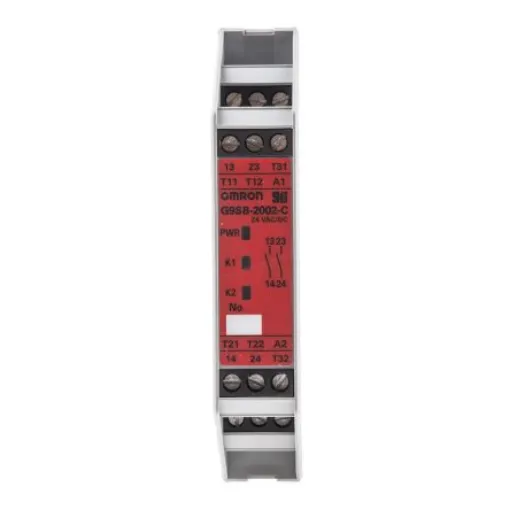 Omron G9SB Emergency Stop Safety Relay, 24V ac/dc, Dual-Channel, 2 Safety Contacts - G9SB-2002-C AC/DC24 product image