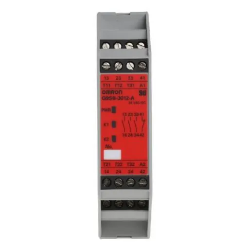 Omron G9SB Emergency Stop Safety Relay, 24V ac/dc, Dual-Channel, 3 Safety Contacts - G9SB-3012-A AC/DC24 product image