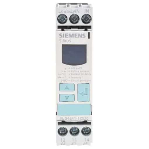 Siemens Current Monitoring Relay, 1 Phase, DPDT, DIN Rail - 3UG4641-1CS20 product image