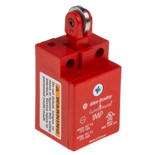 Allen Bradley 440P Series Roller Interlock Switch, NO/NC, IP30, Polybutylene Terephthalate (PBT) Housing - 440P-M18002 product image