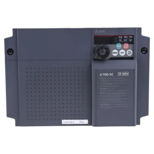 Mitsubishi Inverter Drive, 7.5 kW, 3 Phase, 400 V ac, 16 A, FR-D740 Series - FR-D740-160SC-EC product image