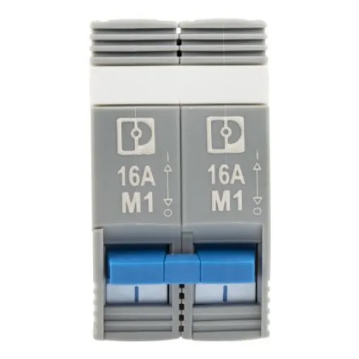 Phoenix Contact TRABTECH Thermal Circuit Breaker - CB TM2 16A M1 P 2 Pole, 16A Current Rating - 2800889 product image