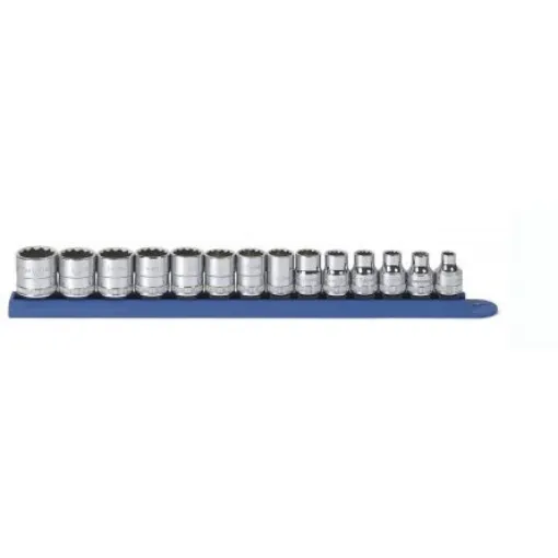 GearWrench 14-Piece Metric 3/8 in Standard Socket Set, 12 point - 80560 product image