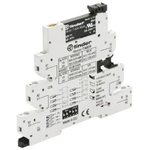 Finder Series 39 Series Solid State Interface Relay, 13.2 V ac/dc Control, 2 A Load, DIN Rail Mount - 39.80.0.012.9024 product image