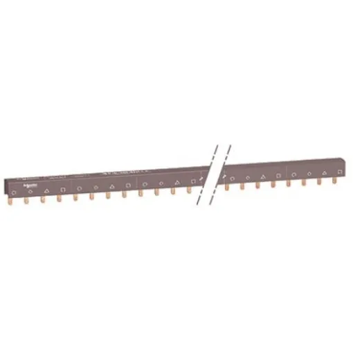 Schneider Electric Acti 9 4 Phase Busbar, 415V ac, 18mm Pitch - A9XPH457 product image