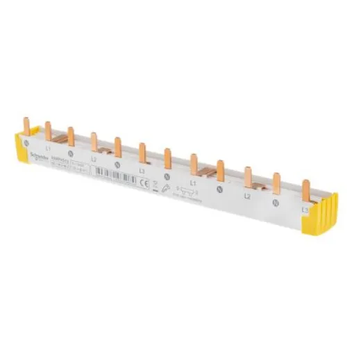 Schneider Electric Acti 9 4 Phase Busbar, 415V ac, 18mm Pitch - A9XPH512 product image