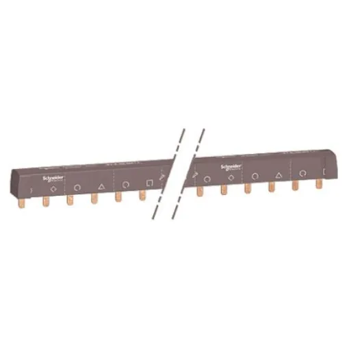 Schneider Electric Acti 9 4 Phase Busbar, 415V ac, 18mm Pitch - A9XPH518 product image