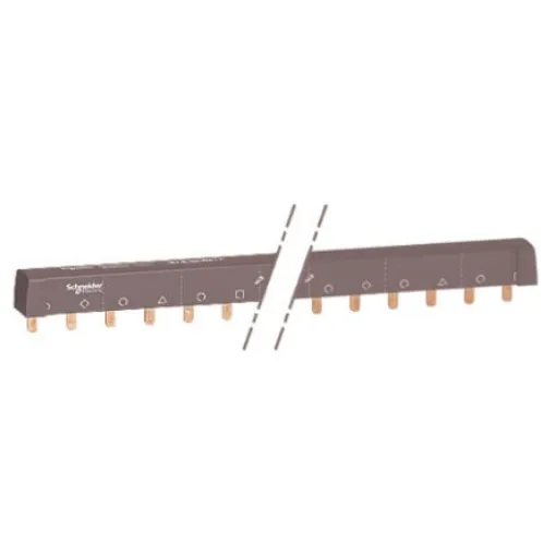 Schneider Electric Acti 9 4 Phase Busbar, 415V ac, 18mm Pitch - A9XPH524 product image