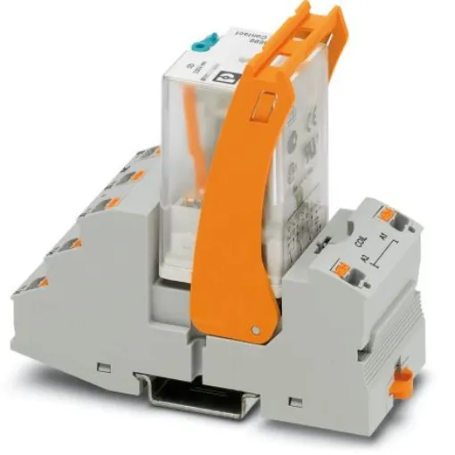 Phoenix Contact RIF-3-RPT-LDP-24DC/3X21 Series Interface Relay, DIN Rail Mount, 24V dc Coil, 3PDT, 3-Pole - 2903294 product image