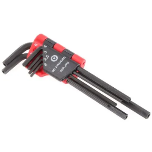 Facom 6 piece L Shape Metric Hex Key Set, 2mm - 83R.JP6 product image