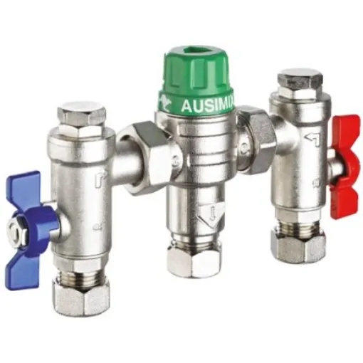 Reliance Brass Thermostatic Mixing Valve, 15mm - HEAT110980 product image