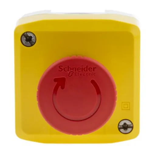 Schneider Electric Harmony XALK Series Twist Release Emergency Stop Push Button, Surface Mount, 40mm Cutout, 1NC, IP66, - XALK178 product image