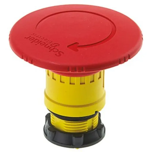 Schneider Electric Harmony XB5 Series, Twist Release, Emergency Stop Push Button Head - ZB5AS864 product image