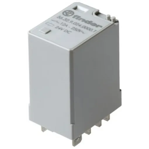 Finder Plug In Power Relay, 110V dc Coil, 12A Switching Current, DPDT - 56.32.9.110.0000T product image