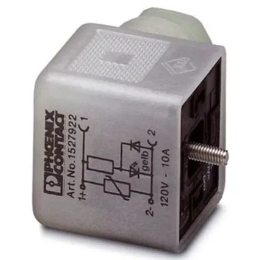 Phoenix Contact SACC-V-3CON-PG9/A-1L-SV 120V, Female Solenoid Valve Connector, 120 V Voltage - 1527922 product image