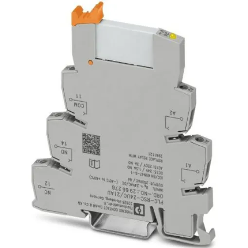Phoenix Contact PLC-RSC- 24UC/21AU Series Interface Relay, Chassis Mount, 24V ac/dc Coil, SPDT, 1-Pole - 2966278 product image