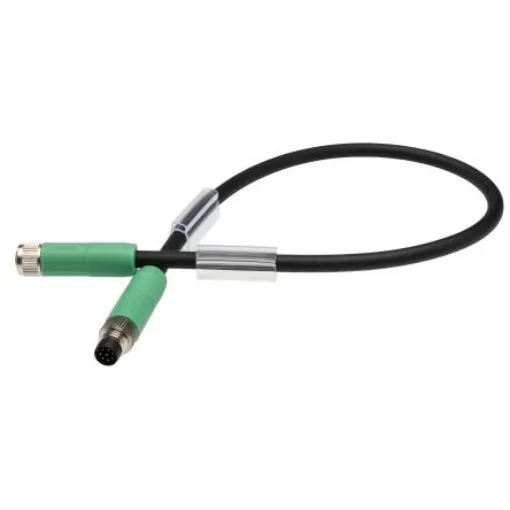 Phoenix Contact Straight Female 8 way M8 to Straight Male 8 way M8 Sensor Actuator Cable, 300mm - 1404196 product image