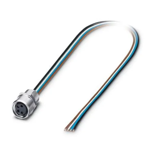Phoenix Contact Straight 4 way M8 to Unterminated Sensor Actuator Cable - 1500363 product image
