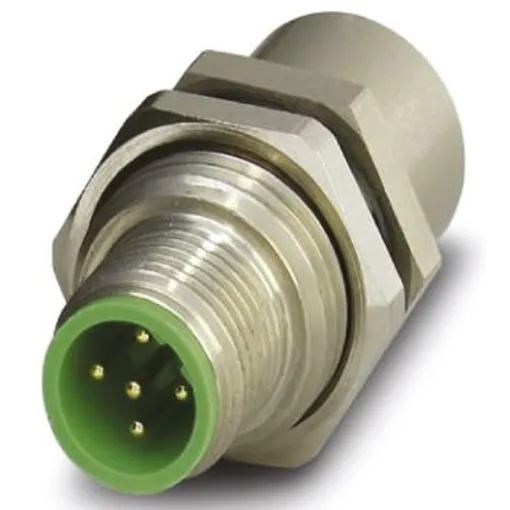 Phoenix Contact Circular Connector, 5 Contacts, Bulkhead Mount, M12 Connector, Socket, Male, IP67, SACC Series - 1551684 product image