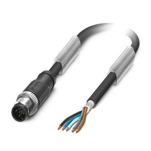 Phoenix Contact Straight Male 5 way M12 to Unterminated Sensor Actuator Cable, 1.5m - 1682728 product image