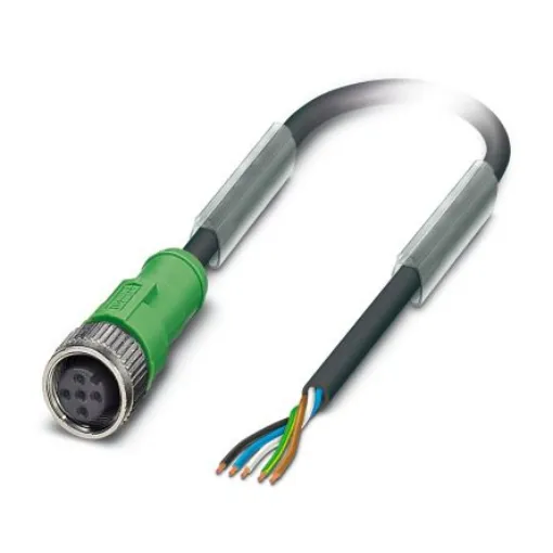 Phoenix Contact Straight Female 5 way M12 to Unterminated Sensor Actuator Cable, 10m - 1683374 product image