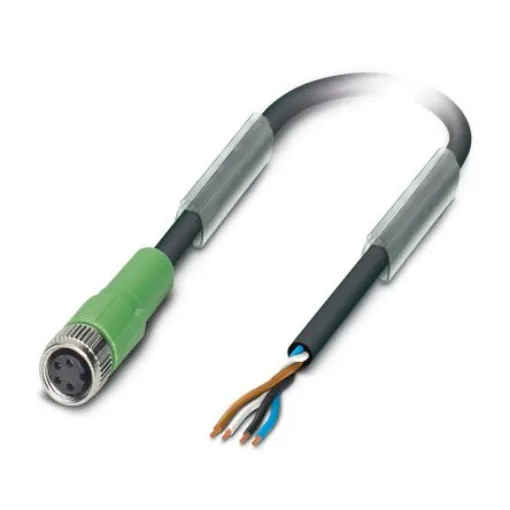 Phoenix Contact Straight Female 4 way M8 to Unterminated Sensor Actuator Cable, 10m - 1683484 product image