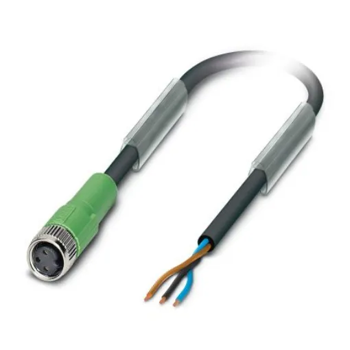 Phoenix Contact Straight Female 3 way M8 to Unterminated Sensor Actuator Cable, 10m - 1694101 product image