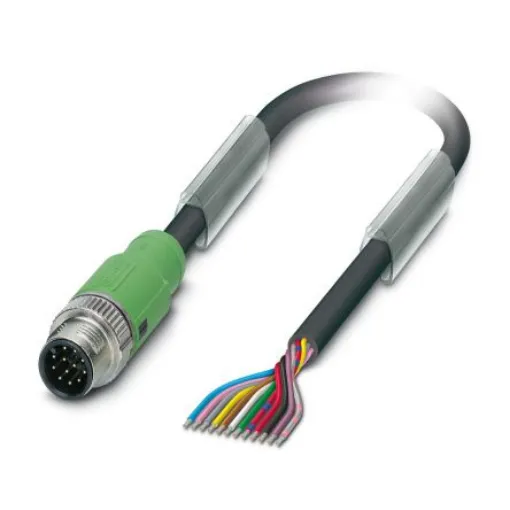 Phoenix Contact Straight Male 12 way M12 to Unterminated Sensor Actuator Cable, 10m - 1430569 product image
