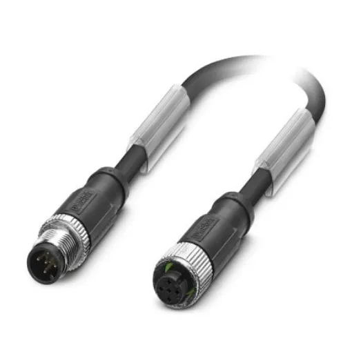 Phoenix Contact Straight Female 5 way M12 to Straight Male 5 way M12 Sensor Actuator Cable, 3m - 1500910 product image
