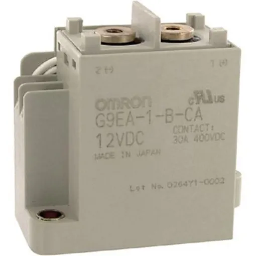 Omron Power Relay, 12V dc Coil, 80A Switching Current, SPST - G9EA-1-B-CA-DC12 product image